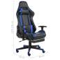 Preview:  Gaming-Stuhl mit Fußstütze Drehbar Blau PVC