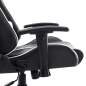 Preview:  Gaming-Stuhl Schwarz und Weiß Kunstleder