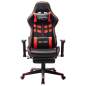 Preview:  Gaming-Stuhl mit Fußstütze Schwarz und Rot Kunstleder