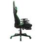 Preview:  Gaming-Stuhl mit Fußstütze Schwarz und Grün Kunstleder