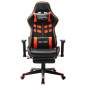 Preview:  Gaming-Stuhl mit Fußstütze Schwarz und Orange Kunstleder
