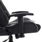 Preview:  Gaming-Stuhl Weiß und Schwarz Kunstleder