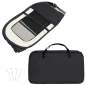 Preview:  Faltbarer Welpenlaufstall mit Tragetasche Schwarz 145x145x61 cm