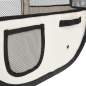 Preview:  Faltbarer Welpenlaufstall mit Tragetasche Blau 145x145x61 cm