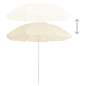 Preview: Sonnenschirm mit Stahlmast Sandfarben 180 cm 
