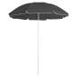 Preview: Sonnenschirm mit Stahlmast Anthrazit 180 cm