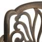 Preview:  Gartenstühle 2 Stk. Aluminiumguss Bronzen  