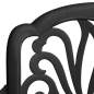 Preview:  Gartenstühle 2 Stk. Aluminiumguss Schwarz