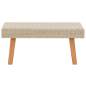 Preview:  2-tlg. Garten-Lounge-Set mit Auflagen Poly Rattan Beige