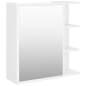 Preview:  Bad-Spiegelschrank Weiß 62,5x20,5x64 cm Holzwerkstoff