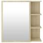 Preview:  Bad-Spiegelschrank Sonoma-Eiche 62,5x20,5x64 cm Holzwerkstoff