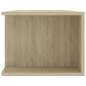 Preview: TV-Schrank mit LED-Leuchten Sonoma-Eiche 135x39x30 cm 