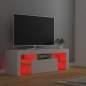 Preview: TV-Schrank mit LED-Leuchten Weiß 120x35x40 cm