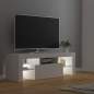 Preview: TV-Schrank mit LED-Leuchten Weiß 120x35x40 cm