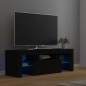 Preview: TV-Schrank mit LED-Leuchten Schwarz 120x35x40 cm