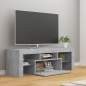 Preview:  TV-Schrank mit LED-Beleuchtung Betongrau 120x35x40 cm