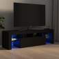 Preview:  TV-Schrank mit LED-Beleuchtung Schwarz 140x36,5x40 cm