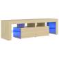 Preview:  TV-Schrank mit LED-Beleuchtung Sonoma-Eiche 140x36,5x40 cm