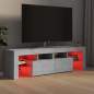 Preview:  TV-Schrank mit LED-Beleuchtung Betongrau 140x36,5x40 cm