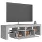 Preview:  TV-Schrank mit LED-Beleuchtung Betongrau 140x36,5x40 cm