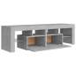 Preview:  TV-Schrank mit LED-Beleuchtung Betongrau 140x36,5x40 cm