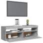 Preview:  TV-Schrank mit LED-Beleuchtung Betongrau 120x35x40 cm