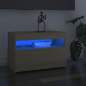 Preview: TV-Schränke LED-Leuchten 2 Stk. Sonoma-Eiche 60x35x40 cm