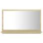Preview:  Badspiegel Sonoma-Eiche 60x10,5x37 cm Holzwerkstoff