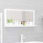 Preview:  Badspiegel Weiß 80x10,5x37 cm Holzwerkstoff