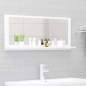 Preview:  Badspiegel Hochglanz-Weiß 90x10,5x37 cm Holzwerkstoff