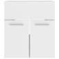 Preview:  Waschbeckenunterschrank Weiß Sonoma-Eiche 41x38,5x46 cm