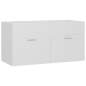 Preview:  Waschbeckenunterschrank Weiß 90x38,5x46 cm Holzwerkstoff