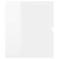 Preview:  Waschbeckenunterschrank Hochglanz-Weiß 90x38,5x45 cm
