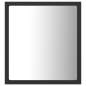 Preview:  LED-Badspiegel Grau 40x8,5x37 cm Acryl