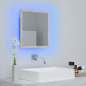 Preview:  LED-Badspiegel Betongrau 40x8,5x37 cm Acryl