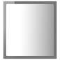 Preview:  LED-Badspiegel Hochglanz-Grau 40x8,5x37 cm Acryl