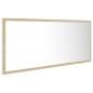 Preview:  LED-Badspiegel Sonoma-Eiche 100x8,5x37 cm Acryl