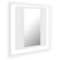 Preview:  LED-Bad-Spiegelschrank Weiß 40x12x45 cm Acryl