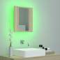 Preview:  LED-Bad-Spiegelschrank Sonoma-Eiche 40x12x45 cm Acryl