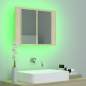 Preview:  LED-Bad-Spiegelschrank Sonoma-Eiche 60x12x45 cm Acryl