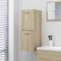 Preview:  Badezimmerschrank Sonoma-Eiche 30x30x80 cm Holzwerkstoff