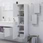 Preview:  Badezimmerschrank Weiß 30x30x130 cm Holzwerkstoff