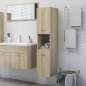 Preview:  Badezimmerschrank Sonoma-Eiche 30x30x130 cm Holzwerkstoff