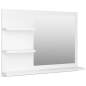 Preview:  Badspiegel Weiß 60x10,5x45 cm Holzwerkstoff