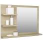 Preview:  Badspiegel Sonoma-Eiche 60x10,5x45 cm Holzwerkstoff