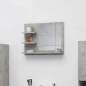 Preview:  Badspiegel Betongrau 60x10,5x45 cm Holzwerkstoff