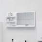 Preview:  Badspiegel Weiß 90x10,5x45 cm Holzwerkstoff