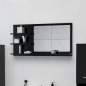 Preview:  Badspiegel Schwarz 90x10,5x45 cm Holzwerkstoff