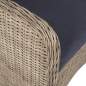 Preview:  9-tlg. Garten-Essgruppe Poly Rattan Braun