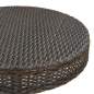 Preview:  5-tlg. Gartenbar-Set mit Kissen Poly Rattan Braun